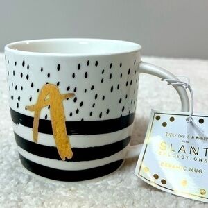 Slant "Alpha Letter A" 14 Oz. Ceramic Mug
